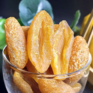 No-Kernel Olive Meat Sweetened Licorice Olive Slices Dried Fruit Snacks Yellow Licorice Olive Fruit Preserves from Guangdong