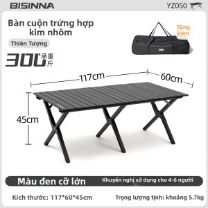 BSWOLF | Bộ Bàn Dã Ngoại Gấp Đỡ Nhôm Di Động