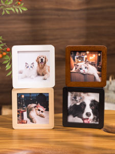 pet decorate Pet Commemoration Square Mini Wooden Frame