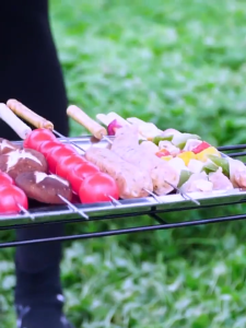 Foldable Outdoor Camping BBQ & Grill Stand Stainless Steel Grill Portable Grill Rack-Winter Picnic Essentials