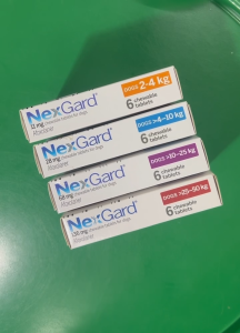1 Viên Nhai Nexgard Phòng Và Trị Ve Rận Bò Chét Cho Chó