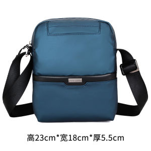 Túi Đeo Vai Nam Chống Thấm Nước Thể Thao Thường Ngày Túi Đeo Chéo Nhỏ Cho Thanh Thiếu Niên Túi Xách Bằng Da PU Mềm Có Khóa Kéo