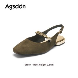 Agsdon | Comfy French Style Thick Sole Sandals For Dress Wear