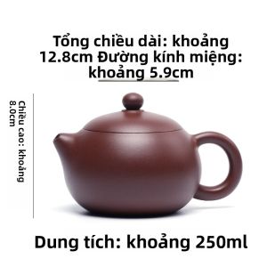 CANGHUTIANXIA | Bộ Trà Zisha Sứ Đất Handmade 220ml