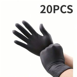 100PCS Disposable Gloves Black Home Nitrile Gloves Kitchen Cleaning Tools Tattoo Washing Car Gardening Cleaning Work Gloves
