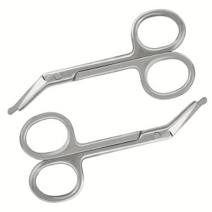 Mini Stainless Steel Bandage Scissor - Compact & Portable - Durable Medical Shear with Sharp Blades for Precise Cutting