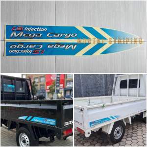 STIKER STRIPING LIS BAK MOBIL PICK UP CARRY FUTURA MEGA CARGO 1.5 INJECTION