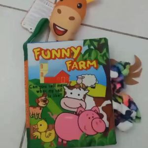 Mainan Edukasi Buku Kain Bayi Softbook Daily Activity