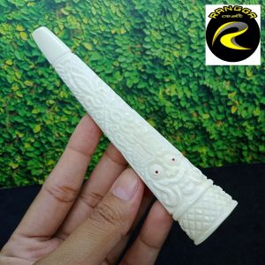 padutan once pipa tulang sapi ukir leak Bali M06