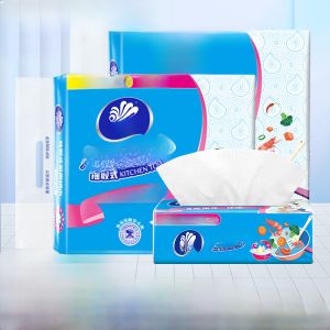Vinda Kitchen Paper Towels Oil Absorbing Paper Thickened Kitchen Use Water Absorbing Paper Hygienic Wipes Household Cleaning