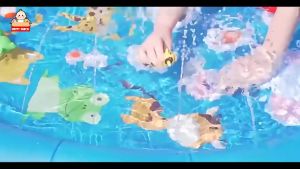 Kids Splash Swimming Pool for Kids Splash Water Mat Kids Water Play Mat untuk Budak Mat Air Kanak Kanak Mainan Air Pool