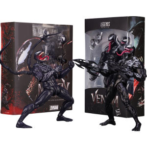 Bandai | Venom Spider Man legends Action Figure Joint Movable Toys Change Face Statue Model Doll Collectible kids for Toy Gift