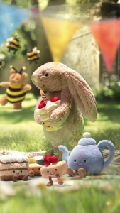 Jellycat Bashful Beige Bunny Birthday cake birthday rabbit doll soft and skin-friendly not easy to fall off jellycat doll Original and genuine products