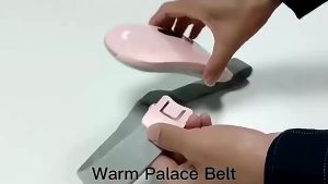 Artefak Bibi Sabuk Xiaomi Nuangong Pemijat Sabuk Kompres Panas Inframerah Jauh Instrumen Fisioterapi Kompres Panas Nuan Gongbao untuk Anak Perempuan Selama Periode Menstruasi
