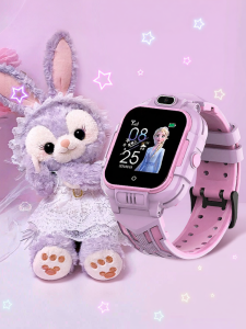 Disney |  Childrens Smart Watch Girls Student Exclusive 5G Full Network Card Insertable Video Call Waterproof Birthday Gift