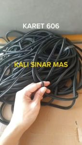Karet 606 Karet Bulat List Karet Stopper Kusen Pintu Jendela 1 Roll