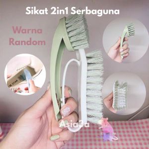 Sikat sepatu multifungsi sikat pembersih serbaguna sikat sandal sepatu baju dengan lubang deterjen cleaning brush