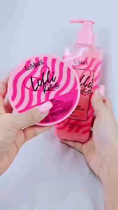 LeMars Lolli Kiss Body Scrub & Mask สครับผิวกายแลดูกระจ่างใส มีส่วนผสมเม็ดบีท Apricot ปริมาณ 250กรัม