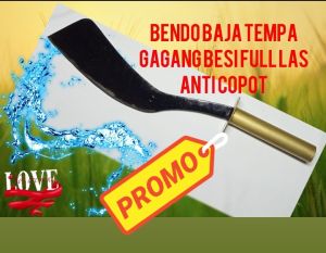 pedang sawah baja asli BPH3