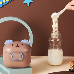 Hộp Đựng Sữa Bột Di Động Cấp Thực Phẩm Khay Đựng Thức Ăn Cho Bé Duck Yellow Hộp Đựng Đồ Kín Hộp Đựng Đồ Dùng Nhà Bếp Hình Trụ