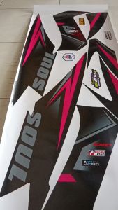 (COD) STIKER STRIPING MOTOR YAMAHA MIO SOUL - STIKER LIST STIKER MOTOR DESAIN RACING HOLOGRAM DAN TRANSPARAN BISA COD IP.KODE- 44