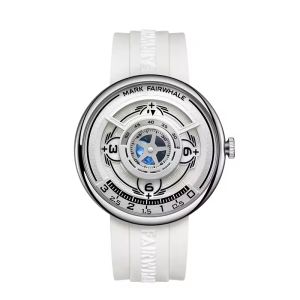 นาฬิกาข้อมือผู้ชาย Mark Fairwhale 5990 รุ่นใหม่ ปี 2025 แฟชั่น ดีไซน์เฉพาะตัว สายซิลิโคน ควอตซ์ พร้อมไฟกลางคืน นาฬิกาสปอร์ต