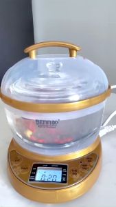 Nồi Chưng Yến Thố Thủy Tinh Nồi Tiềm Cách Thủy Đa Năng Bennix BN07SLC 0.7L