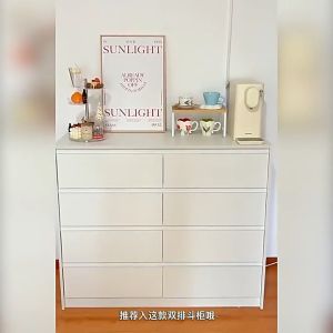 TEEMO 3/4 Layer Chest Drawer Living Room Storage Drawer Bedroom Wardrobe Storage Cabinet - Fulfilled by TEEMO SHOP