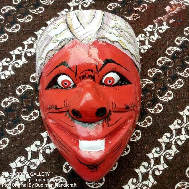 Topeng Wayang Cepot Tari Klana | Lazada Indonesia