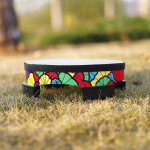 IRIN | IRIN Applique Tambourine Ground Drum Sheepskin Floor Drum Hand-held Percussion Musical Instrument Birthday/Christmas Gifts