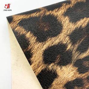 Sheet Leopard PU Leatherette Sewing Fabric Faux Leather DIY Craft Brooch Bow Handmade Earring Making Doll DIY Material