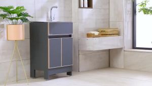 Stainless Steel Kitchen Sink With Cabinet Kitchen Sink Basin Kitchen Cabinet Countertop Integrated Cabinet Dishwashing Sink Kitchen Freestanding Small Apartment