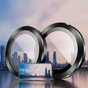 iPadPro Mini6 Mini7 3D High Quality Spiral CD Pattern Metal Aluminum Alloy Camera Lens Tempered Glass Film Tablet Bumper Protector For iPad Mini 7 2024 6 2021 Pro 11 12.9 inch 2018