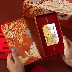 TIANZHENTONGXIU | Wedding Gift Red Envelope Money Card Box