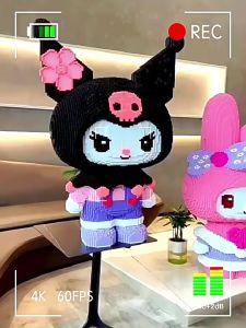 ⚠️现货⚠️ReadyStocks Extra Big Kuromi Melody building blocks 超大 库洛米 益智拼装 玩具积木 兼容乐高 女孩 礼物