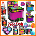 【Needoh】Squishy dính tay Đồ Chơi Giải Trí Siêu Lớn Needoh Maltose Ice Cube Stress Relief Ball Blue Pink Purple Rosie Toy Sáng Tạo Cho Người Lớn Schylling NeeDoh Nice Cube Sensory Fidget Toy NeeDoh Teenie Sparkle Squeeze trái tim nhỏ Sparkly trái tim. 