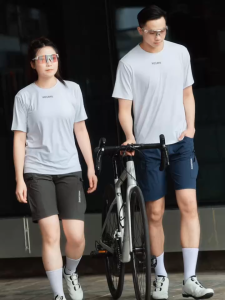 WOSAWE Nam phụ nữ quần ngắn đạp xe đạp núi 4D đệm thể thao ngoài trời thể thao MTB xe đạp quần ngắn