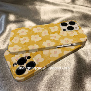 Oil Painting Style Japanese & Korean Flower Illustration iPhone 16 Pro Max Phone Case