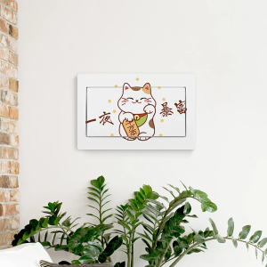 สติกเกอร์ตกแต่งกล่องไฟฟ้าแบบติดได้ ลายการ์ตูนน่ารัก กระดาษติดตัวกล่องวัสดุอิเล็กทรอนิกส์อ่อนๆ ภาพตกแต่งกล่องไฟฟ้า