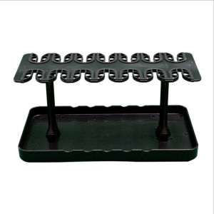 Italian Vintage Style Large Wooden Brush Holder