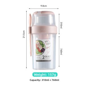 ZHENG FU | Portable Breakfast Cup Multi-Function Container