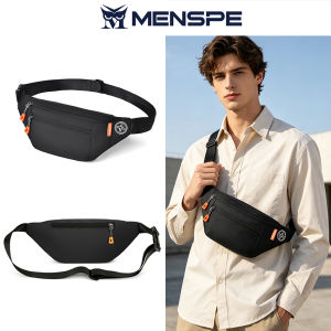 MENSPE Sports Bag Waist Bag Chest Bag Crossbody Chest Bag Multi-Functional Fitness Bag Small Waist Pouch Waterproof Wear-Resistant Waist Bag with Adjustable Strap for Workout Running