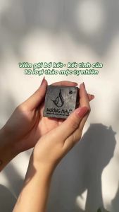 [GIẢM NHỜN GIẢM RỤNG TÓC GIẢM GÀU] Xà phòng bồ kết gội đầu thuần chay Hương Như - 50g