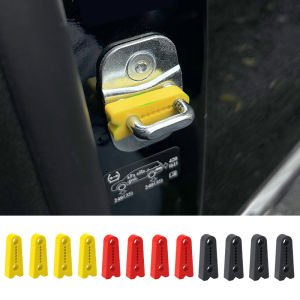4pcs Car Door Anti-Shock Pad Silicone Buffer Cushion Noise Reduction Sticker Protector for Vehicle Door Lock
