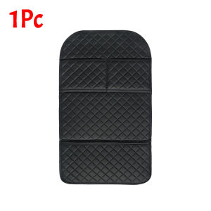 Universal Auto Seat Back Anti-Kick Protector Mat Leather Waterproof Back Seat Kick Mat With Organizer Pocket Store Toys Tablet