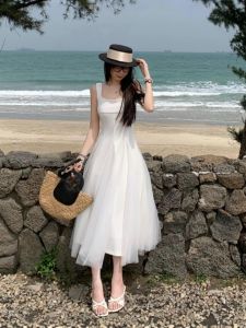 CHANGTONG | Gentle and Sweet Summer Beach Dress