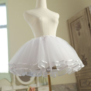 2025 Lolita Style Skirt With A Skirt Support 35 Centimeter Long Boneless Soft-silk Miniskirt With Three Layers Of Soft Support