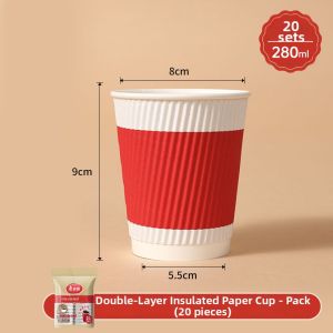 Maryya | Disposable Thickened Paper Cups 40 Pieces