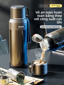 GIANXI | Bình Nước Dung Lượng Lớn Cách Nhiệt cho Nam 316 Thép Không Gỉ Pha Trà