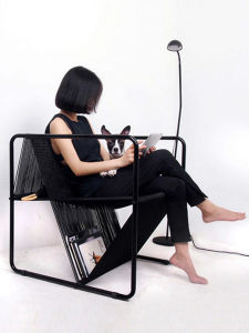 Outdoor Sofa Chair Single Person Leisure Luxury Wicker Chair INS Style Internet Famous Balcony Study Bedroom Casual Table Chair